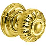 Strone brass door knob