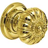 Edgecote brass door knob