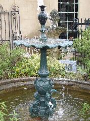 Cast iron fountain