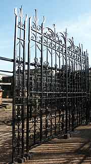 Very large pair of gates